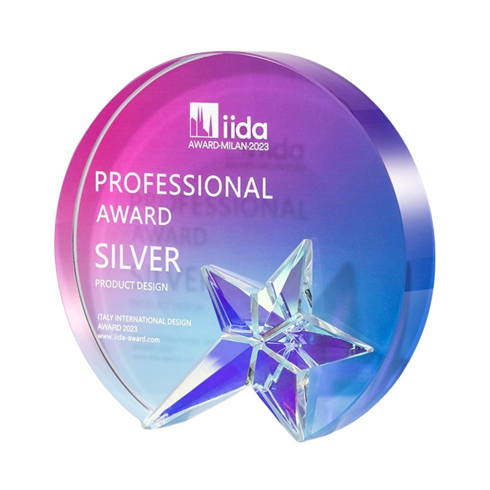 Round Colorful Crystal Trophy Item No#32499 - Image 5