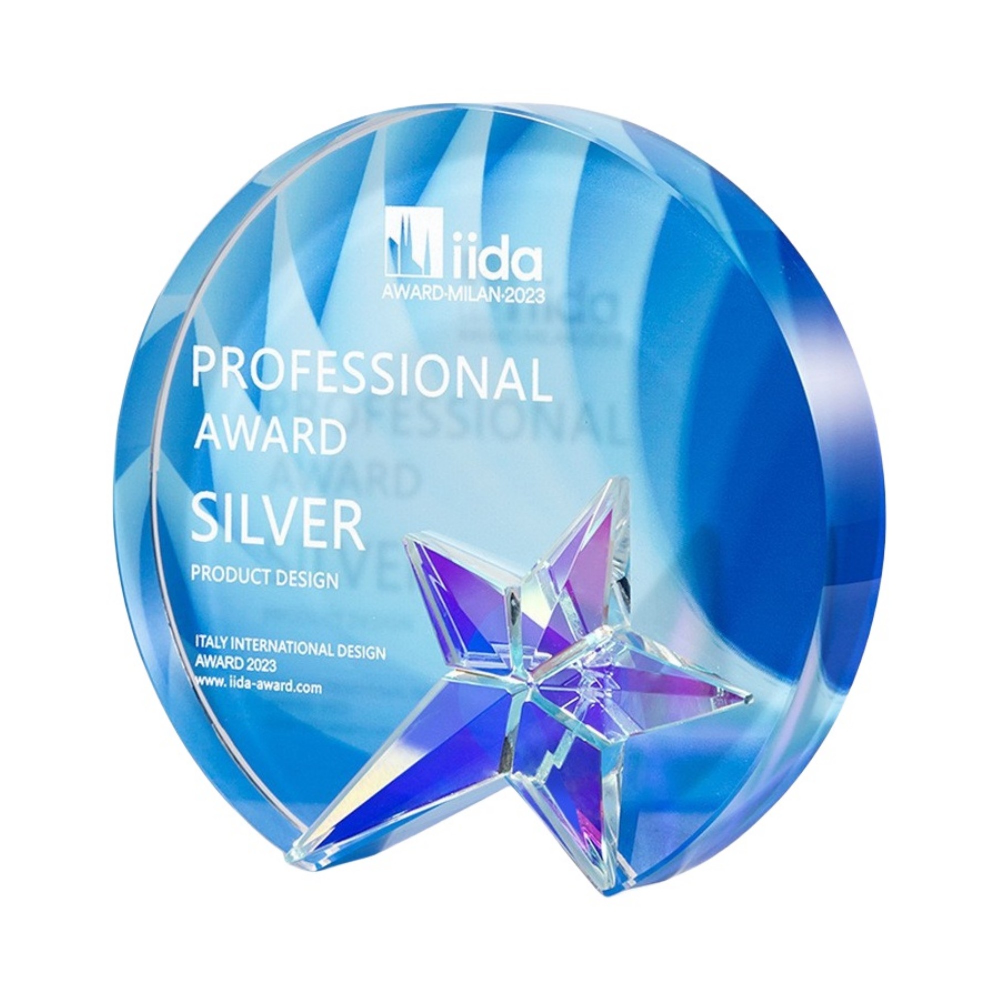 Round Colorful Crystal Trophy Item No#32499 - Image 6