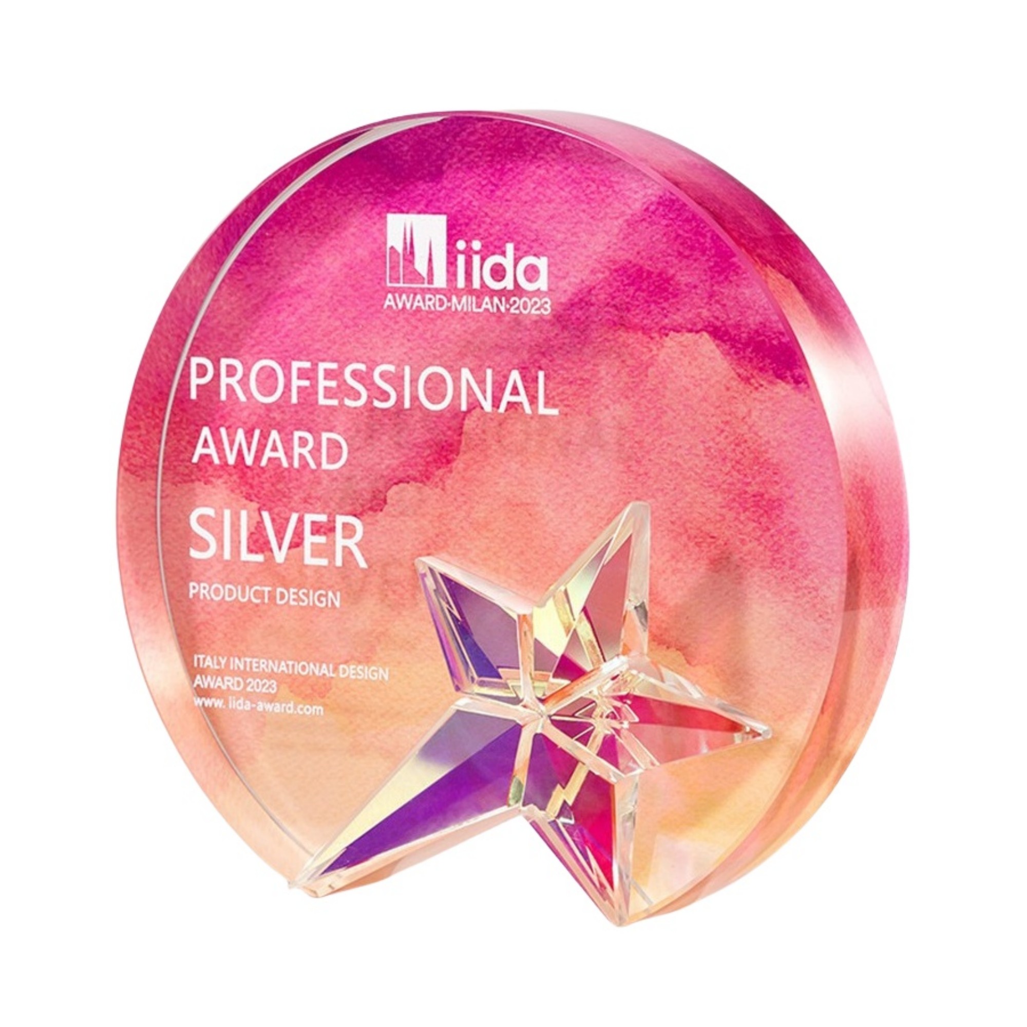 Round Colorful Crystal Trophy Item No#32499 - Image 7