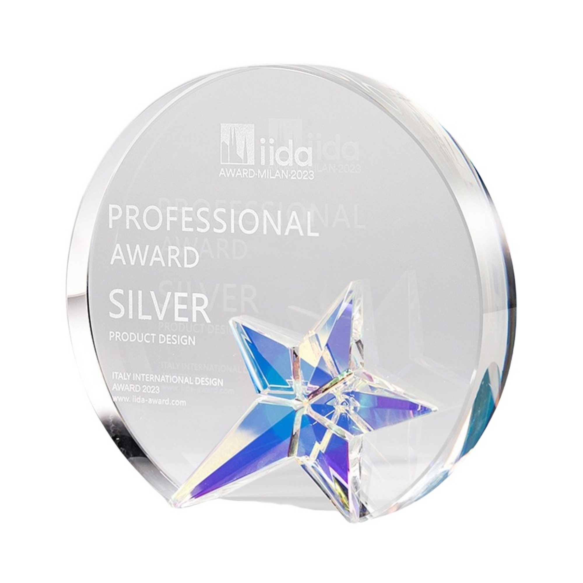 Round Colorful Crystal Trophy Item No#32499 - Image 9