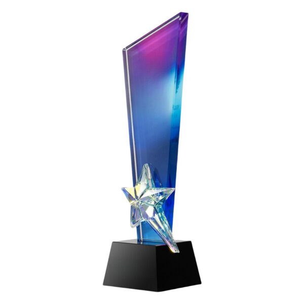 Colorful Star Crystal Trophy Item No#32500 - Image 2