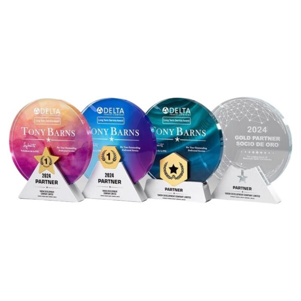 Round Colorful Crystal Trophy Item No#32502