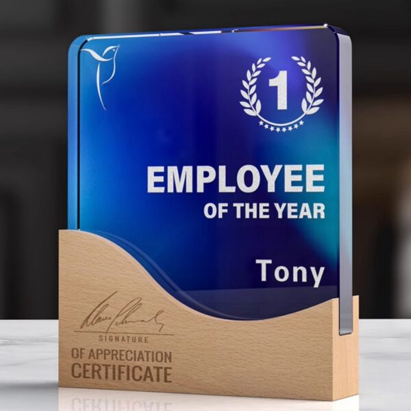 Beechwood Crystal Trophy Item No#32503 - Image 9