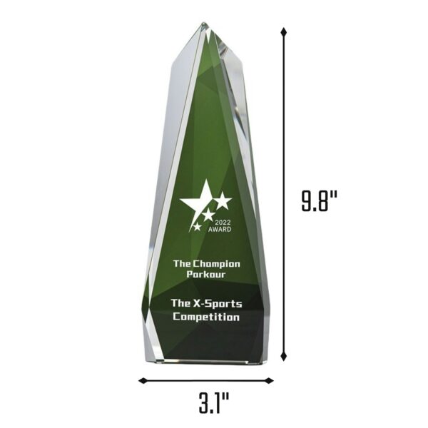 Crystal Trophy Item No#32504 - Image 3