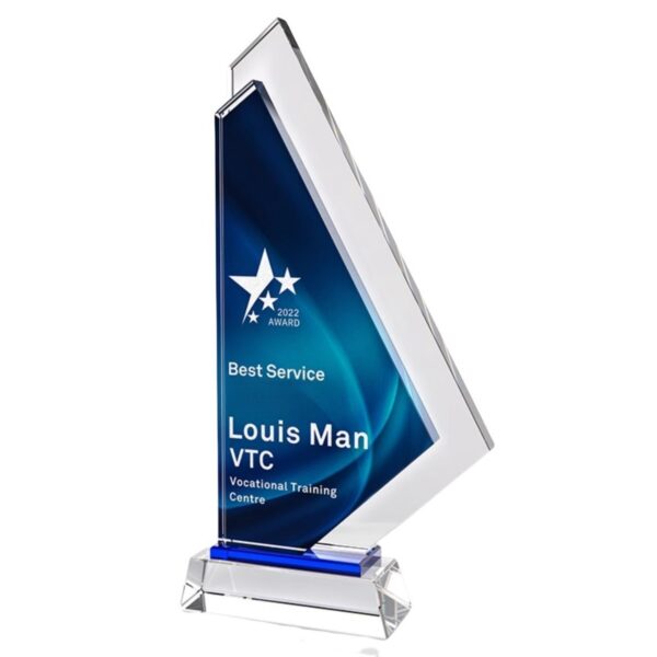 Sail Crystal Trophy Item No#32505 - Image 4