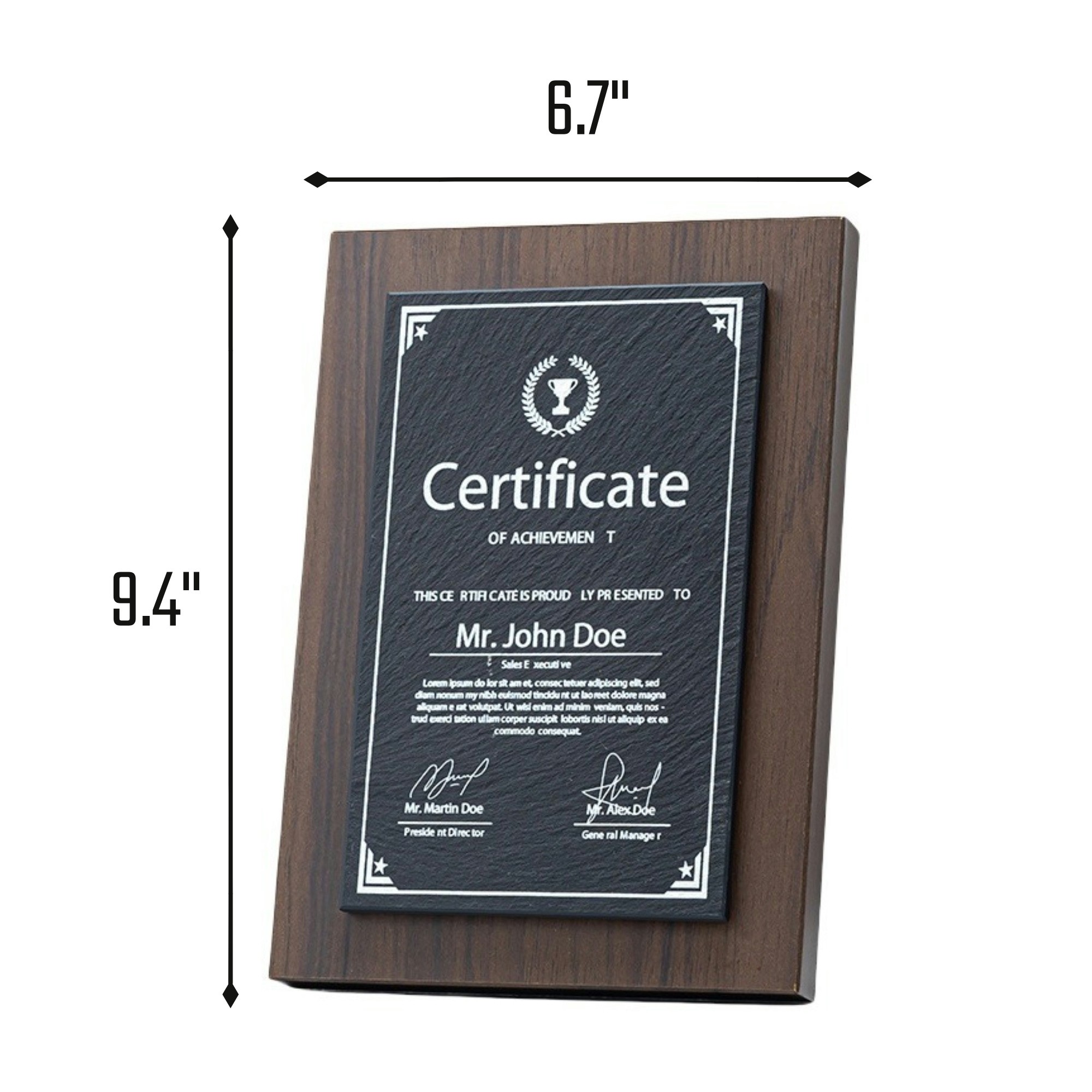 Wooden Slab Trophy Item No#32507 - Image 3