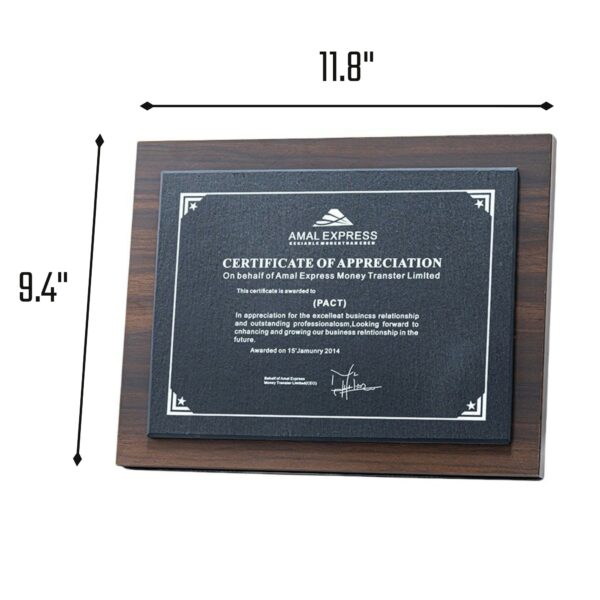 Wooden Slab Trophy Item No#32508 - Image 3