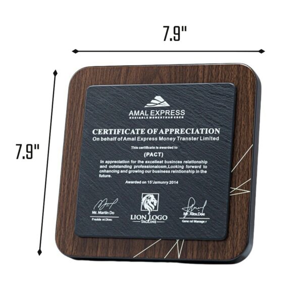 Wooden Slab Trophy Item No#32509 - Image 3