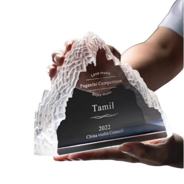 Iceberg Crystal Trophy Item No#32510 - Image 4