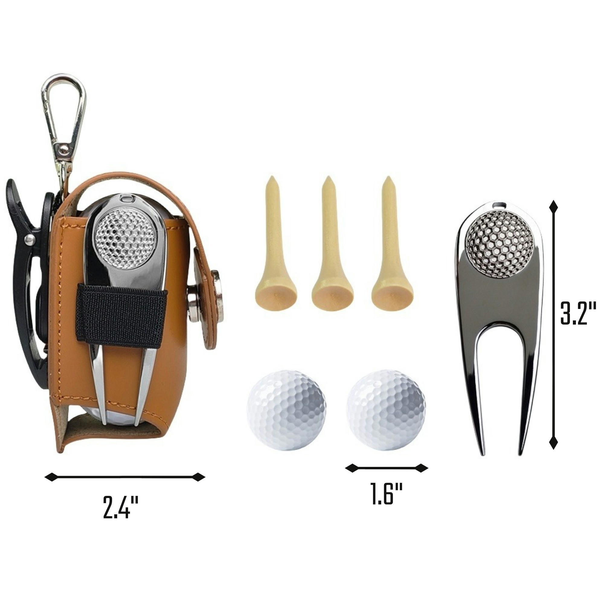 Clip-On Golf Mini Bag Including Accessories Item No#32512 - Image 3