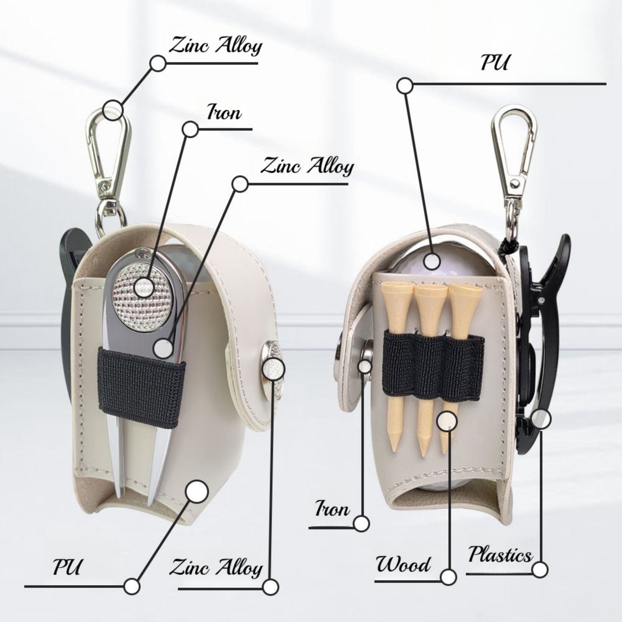 Clip-On Golf Mini Bag Including Accessories Item No#32512 - Image 4