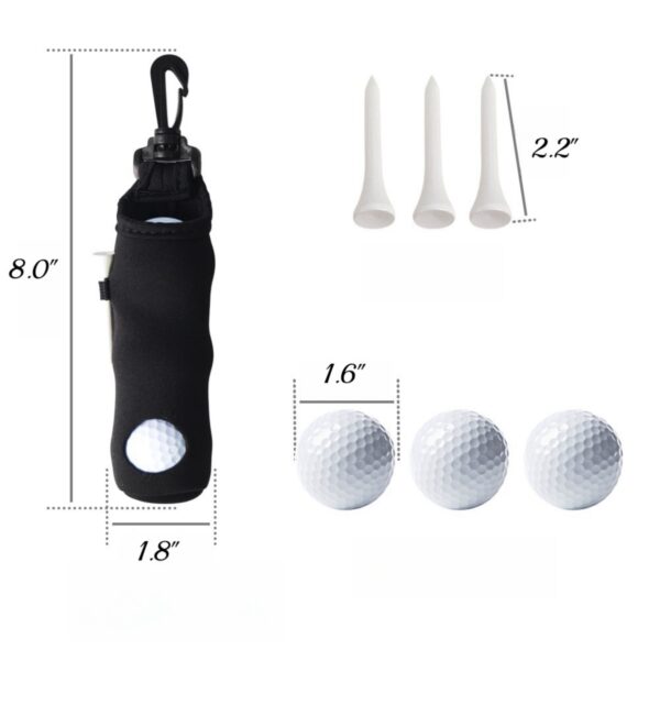 Golf Tee Organizer Bag Including Accessories Item No#32515 - Image 3
