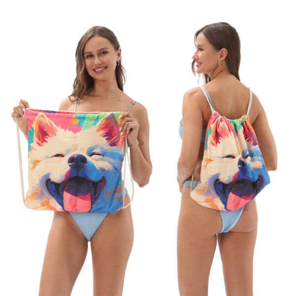2-in-1 Foldable Beach Towel Item No#32517 - Image 6