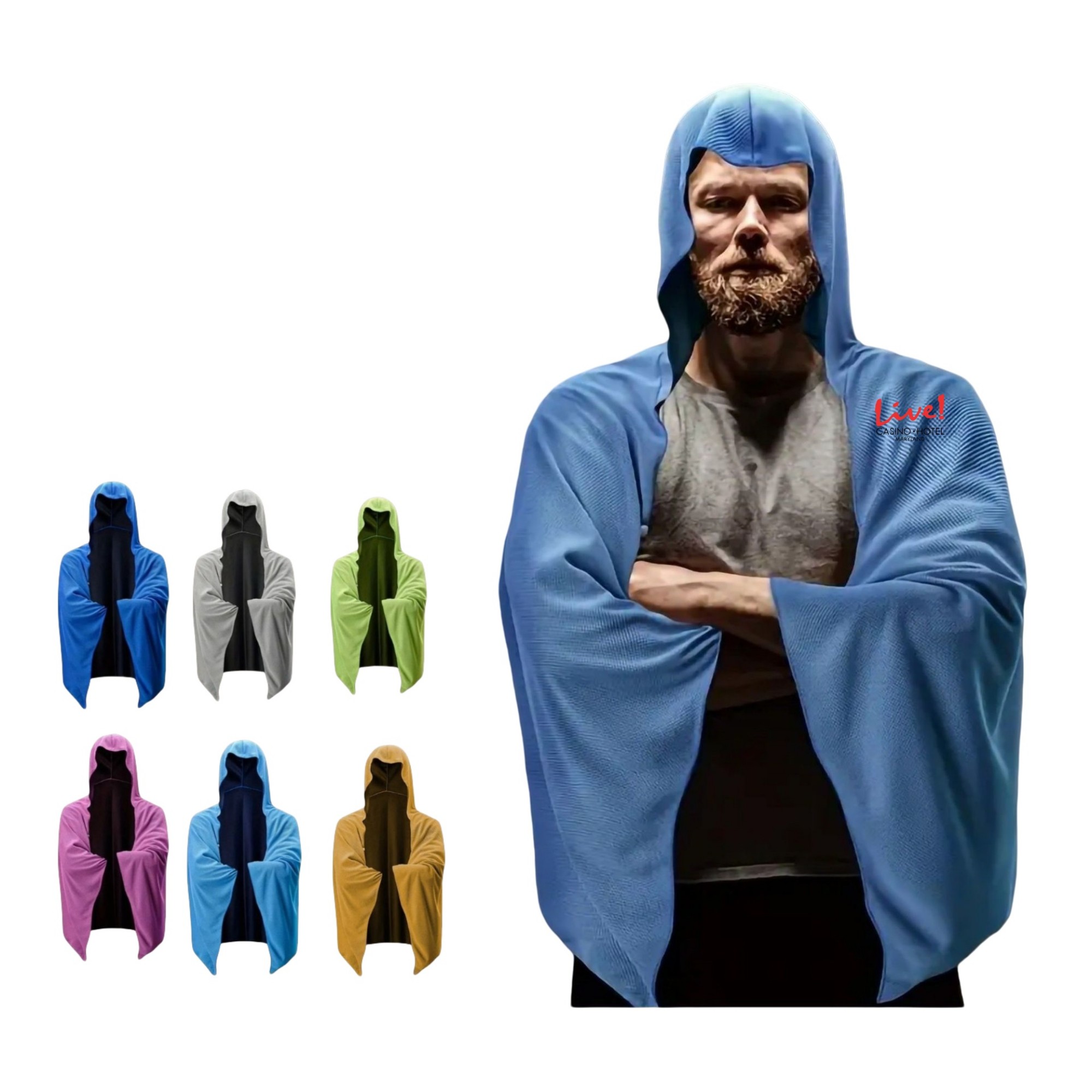 Quick Dry Sports Cooling Sun Protection Poncho Towel Item No#32525