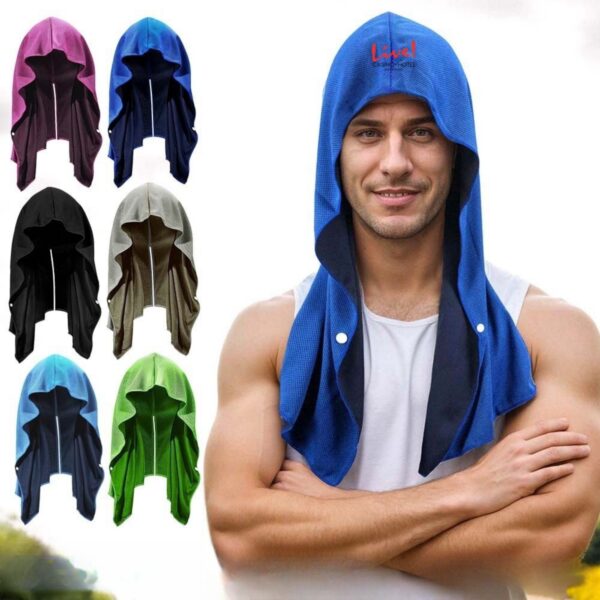 Quick Dry Sports Cooling Sun Protection Poncho Towel Item No#32526