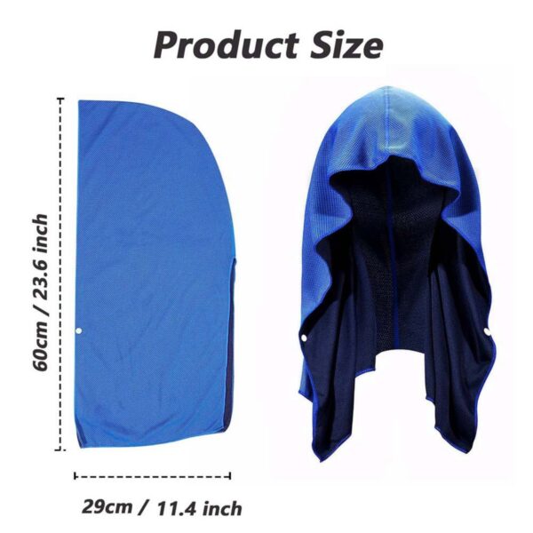 Quick Dry Sports Cooling Sun Protection Poncho Towel Item No#32526 - Image 3