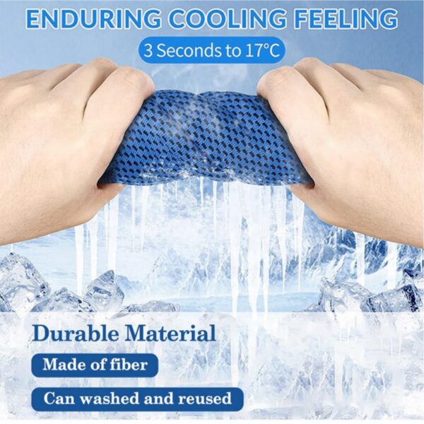 Quick Dry Sports Cooling Sun Protection Poncho Towel Item No#32526 - Image 5