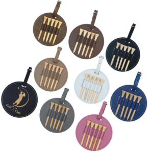 Golf Tee Holder With 5 Tees Item No#32538