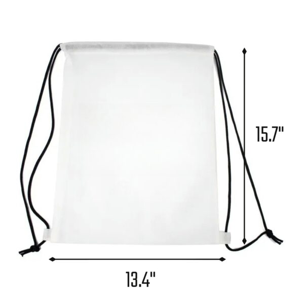 Solid Color Drawstring Pouch Item No#32539 - Image 3