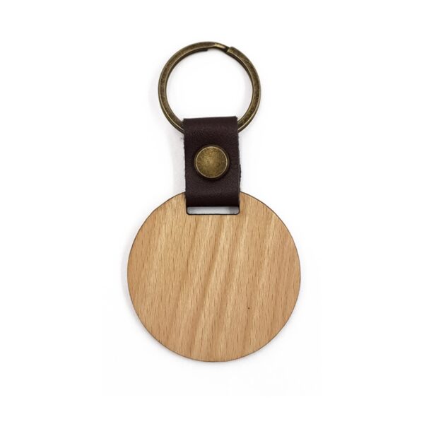 Wooden Keychain Item No#32540 - Image 2