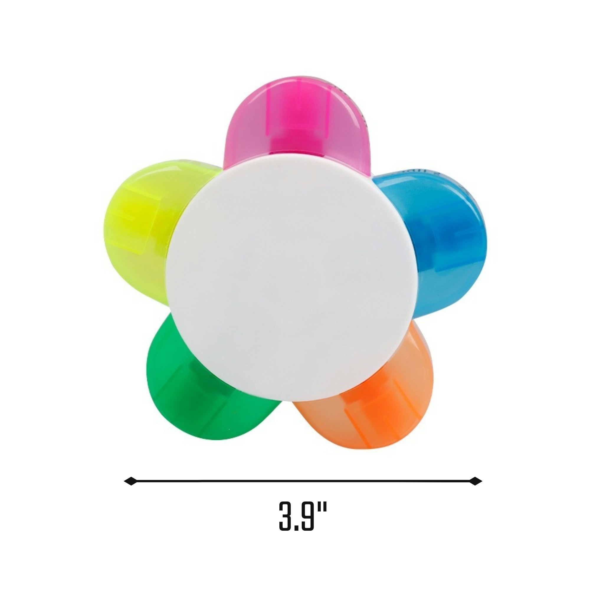 Five Color Petal Shaped Highlighters Item No#32546 - Image 3
