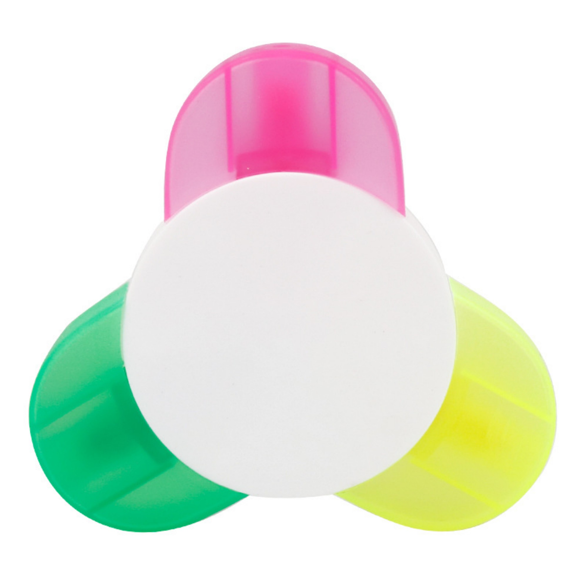 Three Color Petal Shaped Highlighters Item No#32549 - Image 2