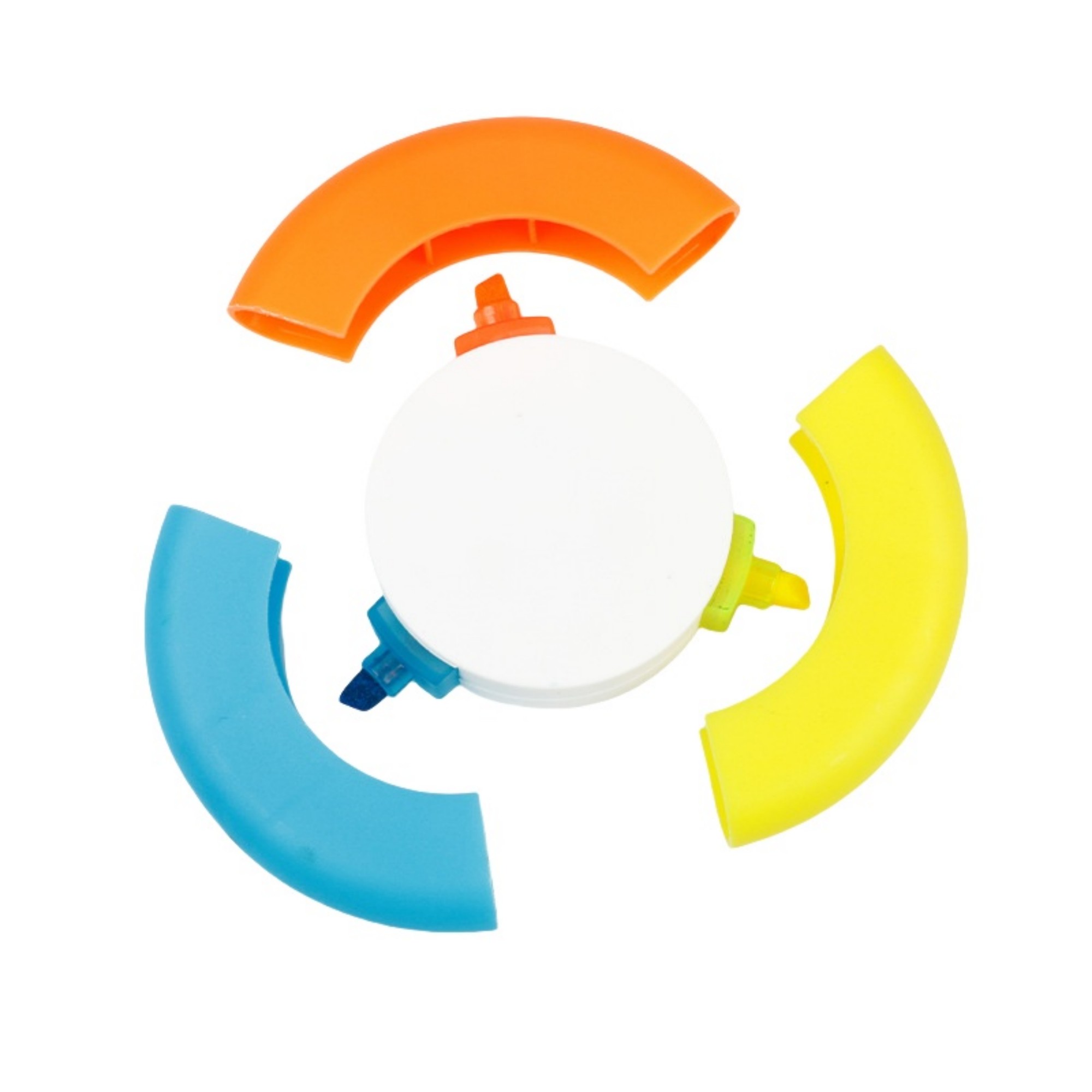 Three Color Round Shaped Highlighters Item No#32551 - Image 4