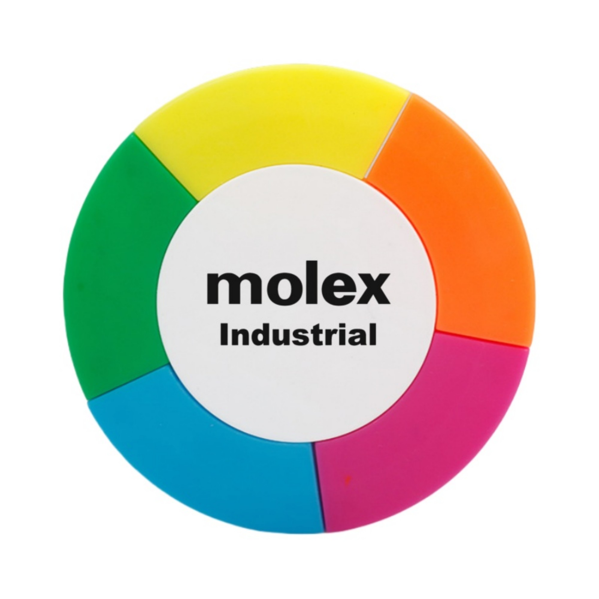 Five Color Round Shaped Highlighters Item No#32552