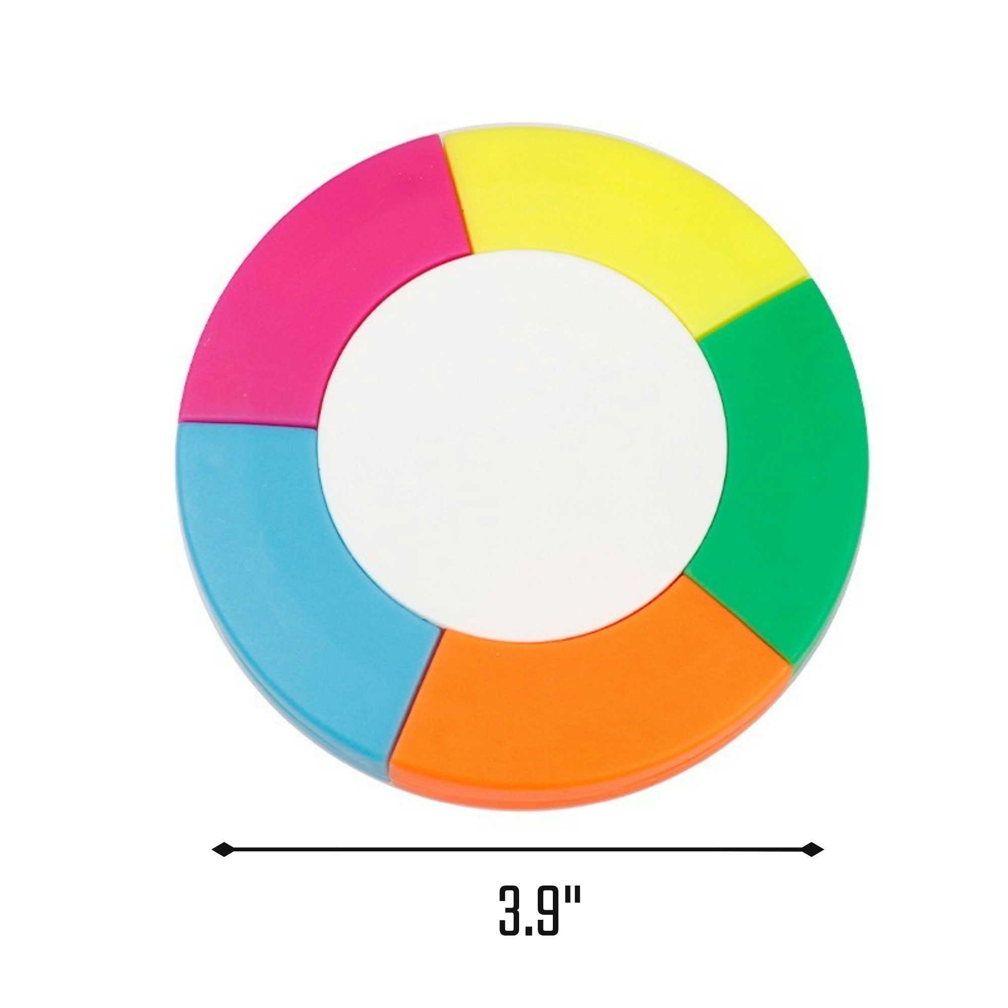 Five Color Round Shaped Highlighters Item No#32552 - Image 3