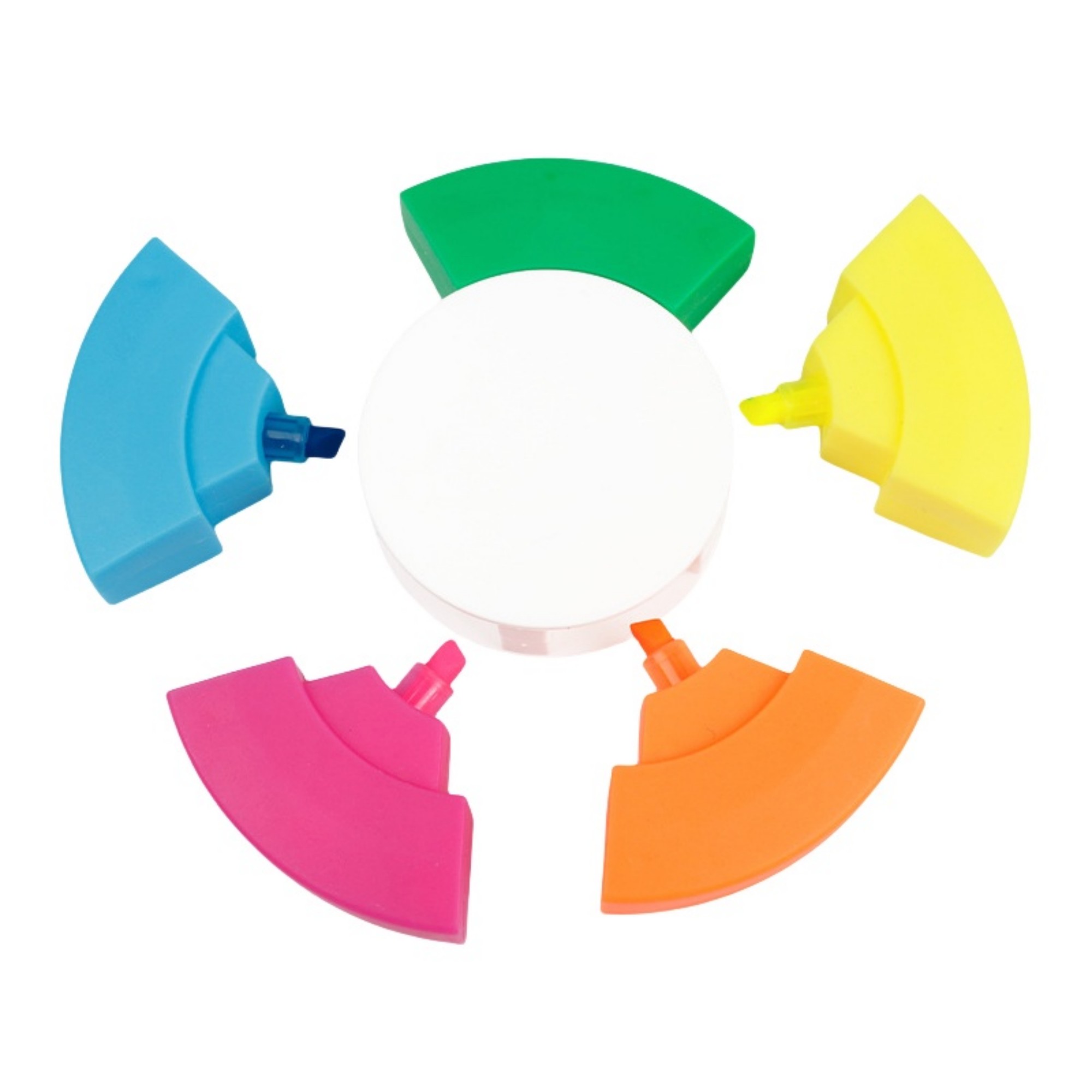 Five Color Round Shaped Highlighters Item No#32552 - Image 4