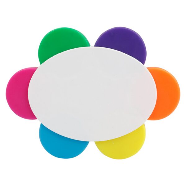 Six Color Flower Shaped Highlighters Item No#32554 - Image 2