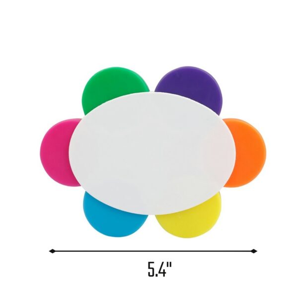 Six Color Flower Shaped Highlighters Item No#32554 - Image 3