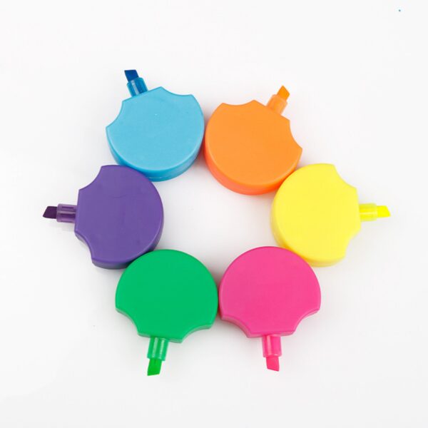 Six Color Flower Shaped Highlighters Item No#32554 - Image 4