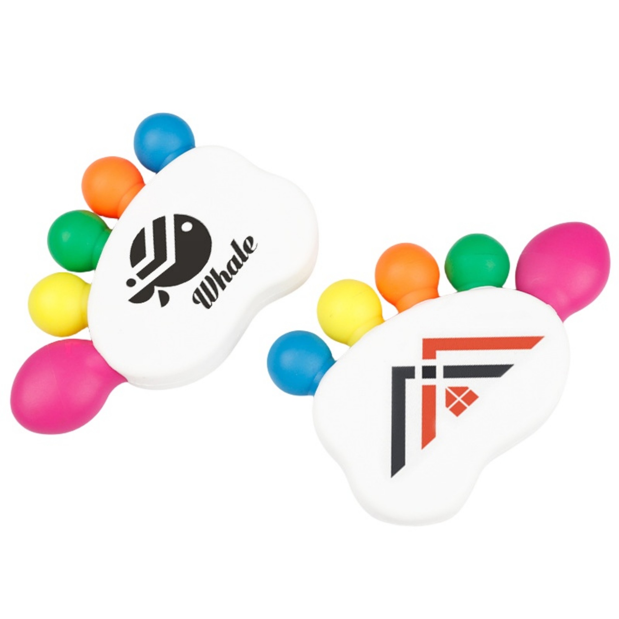 Five Color Toe Shaped Highlighters Item No#32555