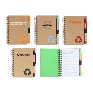 Spiral Notebooks With Ink Pens Item No#32556