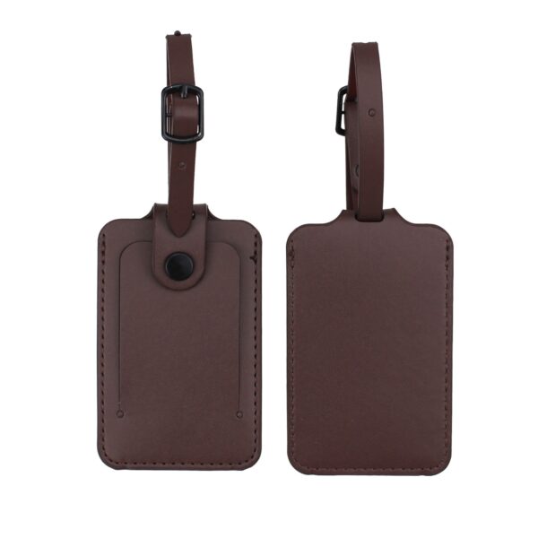 PU Snap Button Luggage Tag Item No#32563 - Image 2