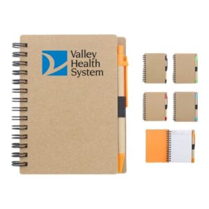 Spiral Notebooks With Ink Pens Item No#32565