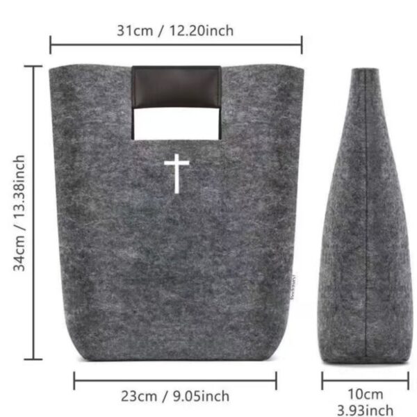Felt Tote Bag Item No#32578 - Image 3