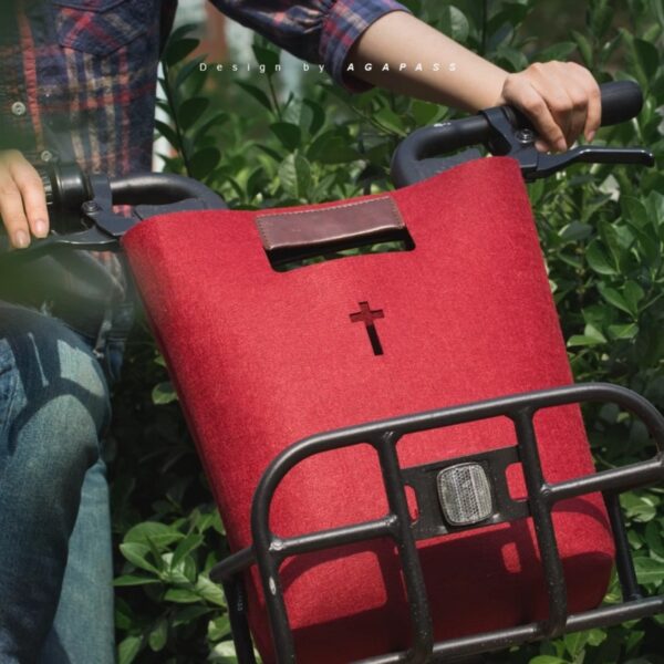 Felt Tote Bag Item No#32578 - Image 5