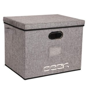 12 Inch Record Storage Boxes With Lids and Handles Item No#32581