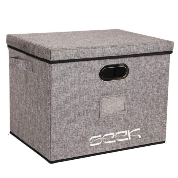 12 Inch Record Storage Boxes With Lids and Handles Item No#32581