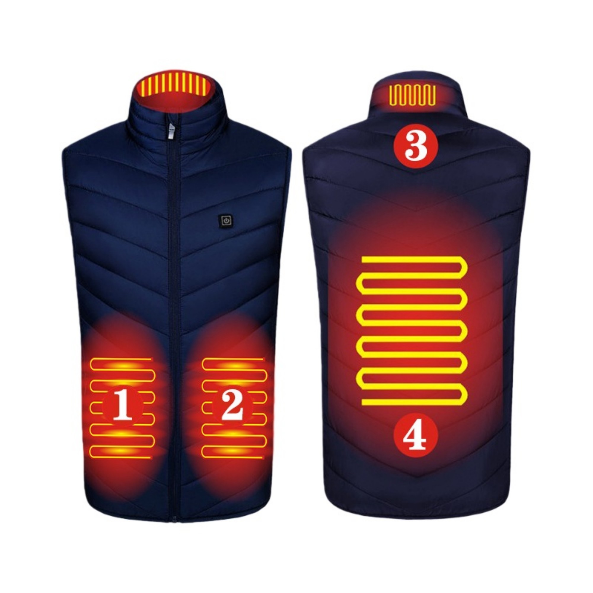 Heating Vest 4 Areas Item No#30339 - Image 8