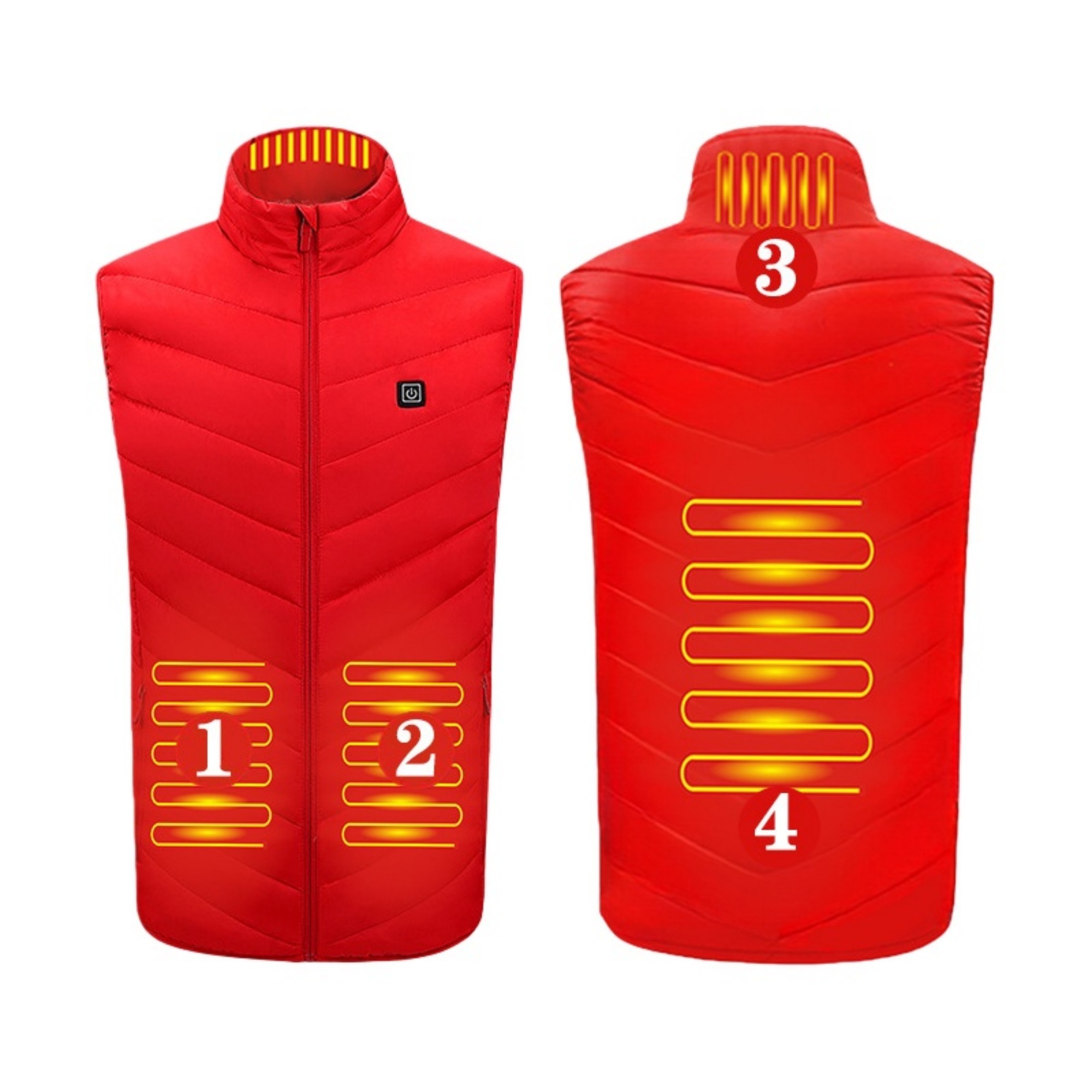 Heating Vest 4 Areas Item No#30339 - Image 7