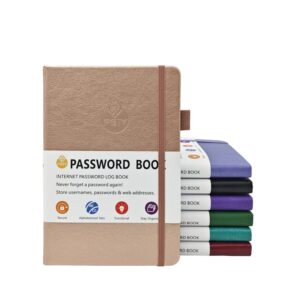 136 Pages Password Book With Alphabetical Tabs Item No#30590