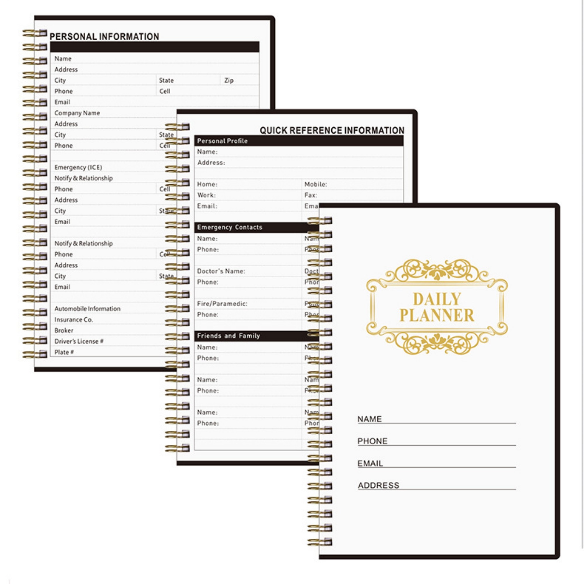 A5 Spiral Daily Planner With Paperboard Cover Item No#31378 - Image 4