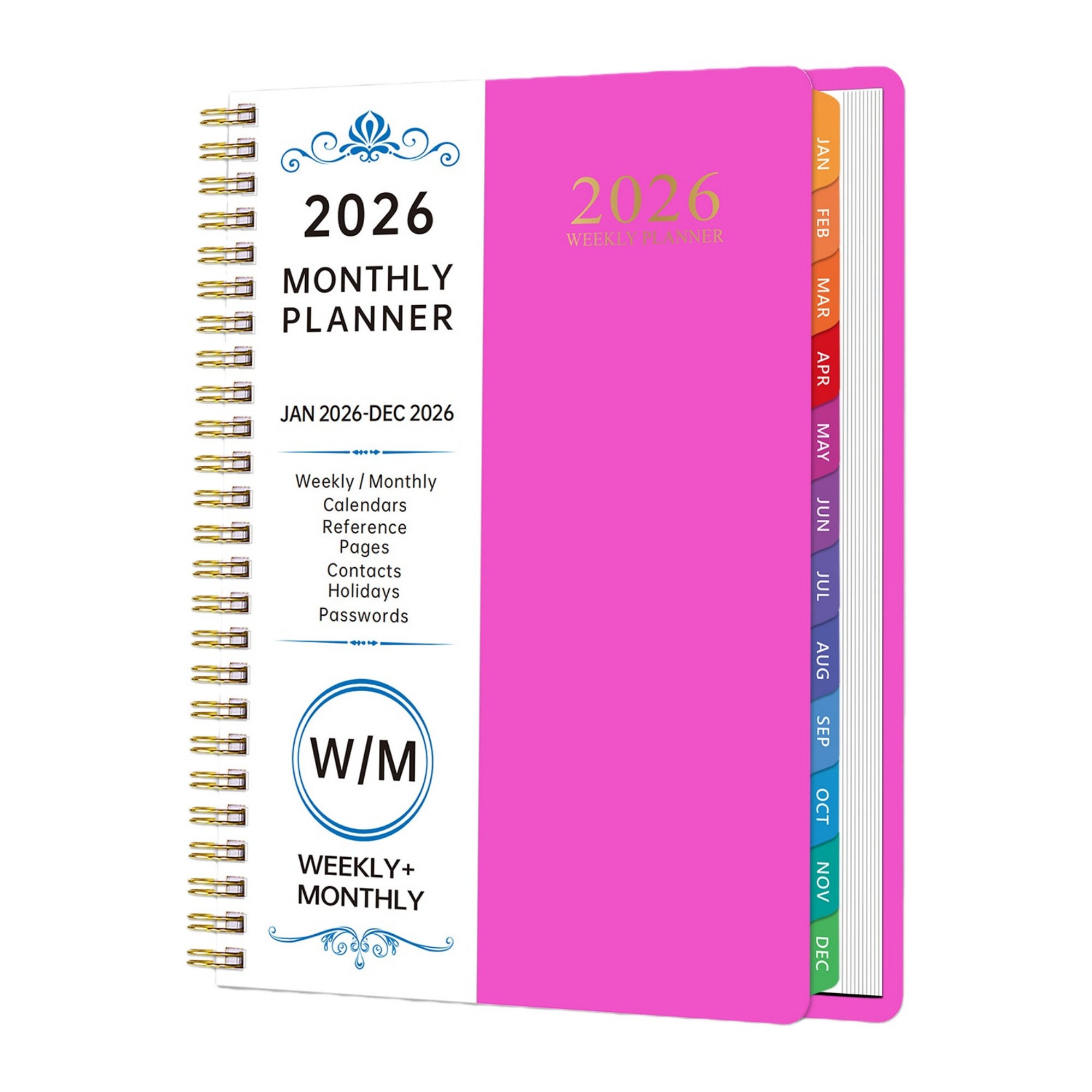 2026 A5 144 Pages Monthly Planner Item No#31379 - Image 9