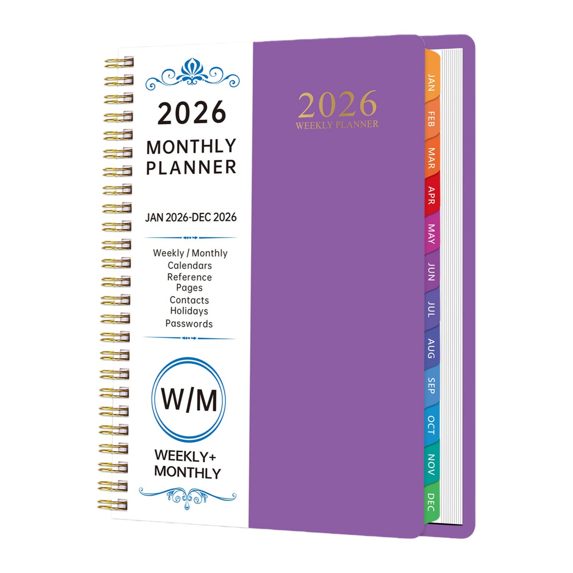 2026 A5 144 Pages Monthly Planner Item No#31379 - Image 6