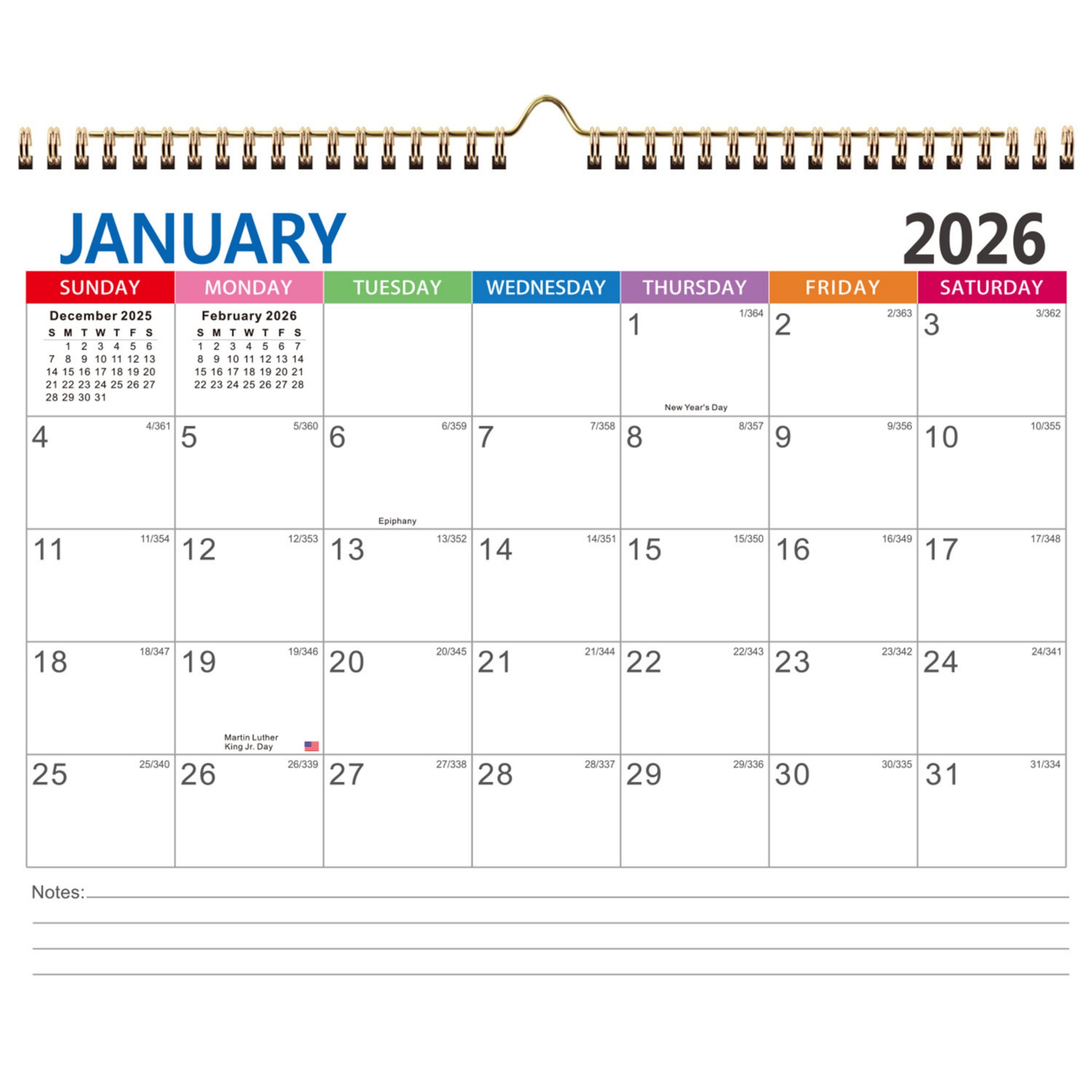 2026-2027 Wall Calendar Item No#31382 - Image 7