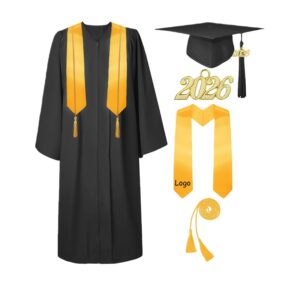 2026 Graduation Cap And Gown Sets Item No#31713